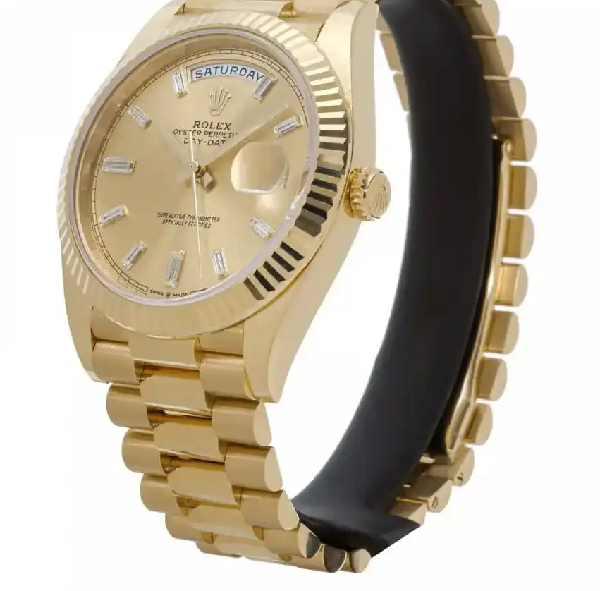 PrestigiousJewelrys Rolex Day-Date 228238 Champagne 0705